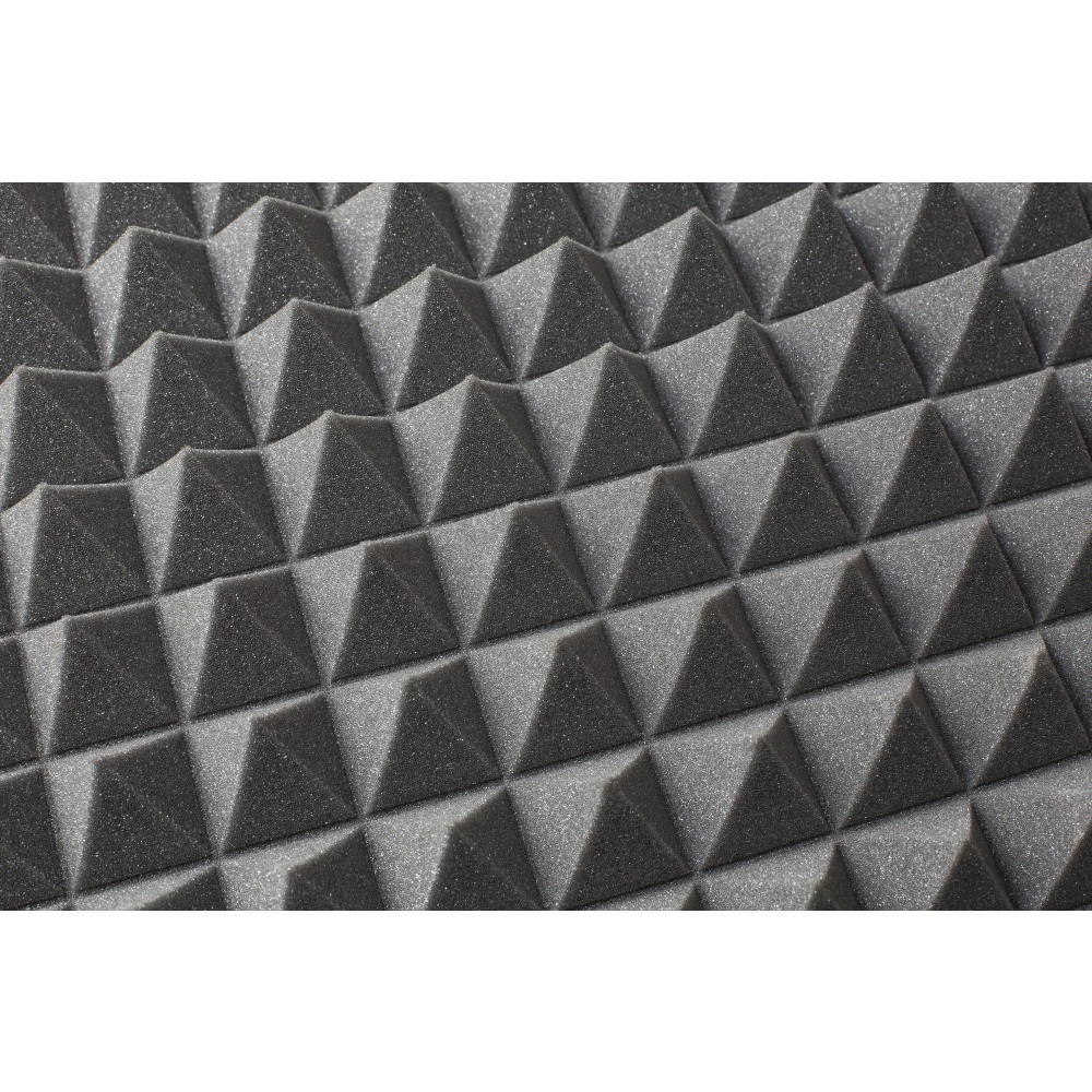 akustická zvukotesná pena PYRAMÍDA 50mm 50x50cm nehorľavá megamix.sk