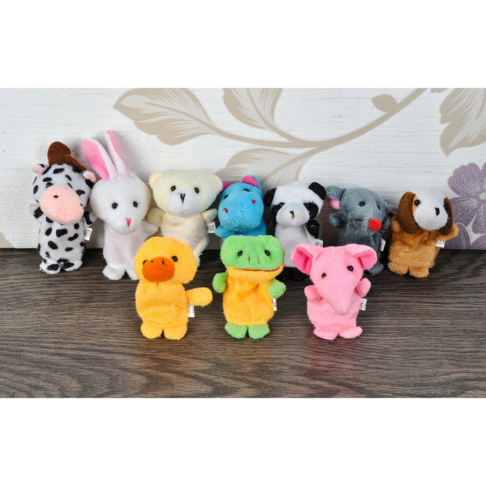 Degetele de păpuși 10 bucăți animale megamix.sk