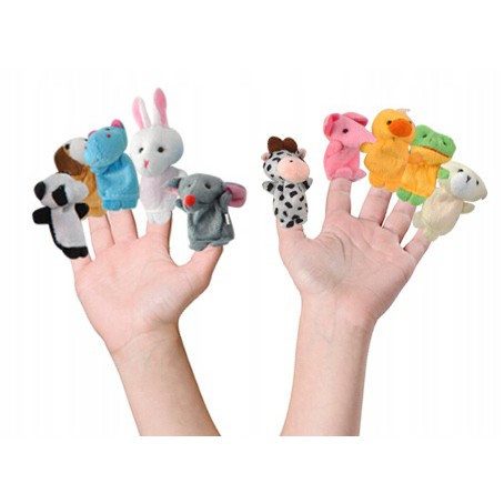 Degetele de păpuși 10 bucăți animale megamix.sk