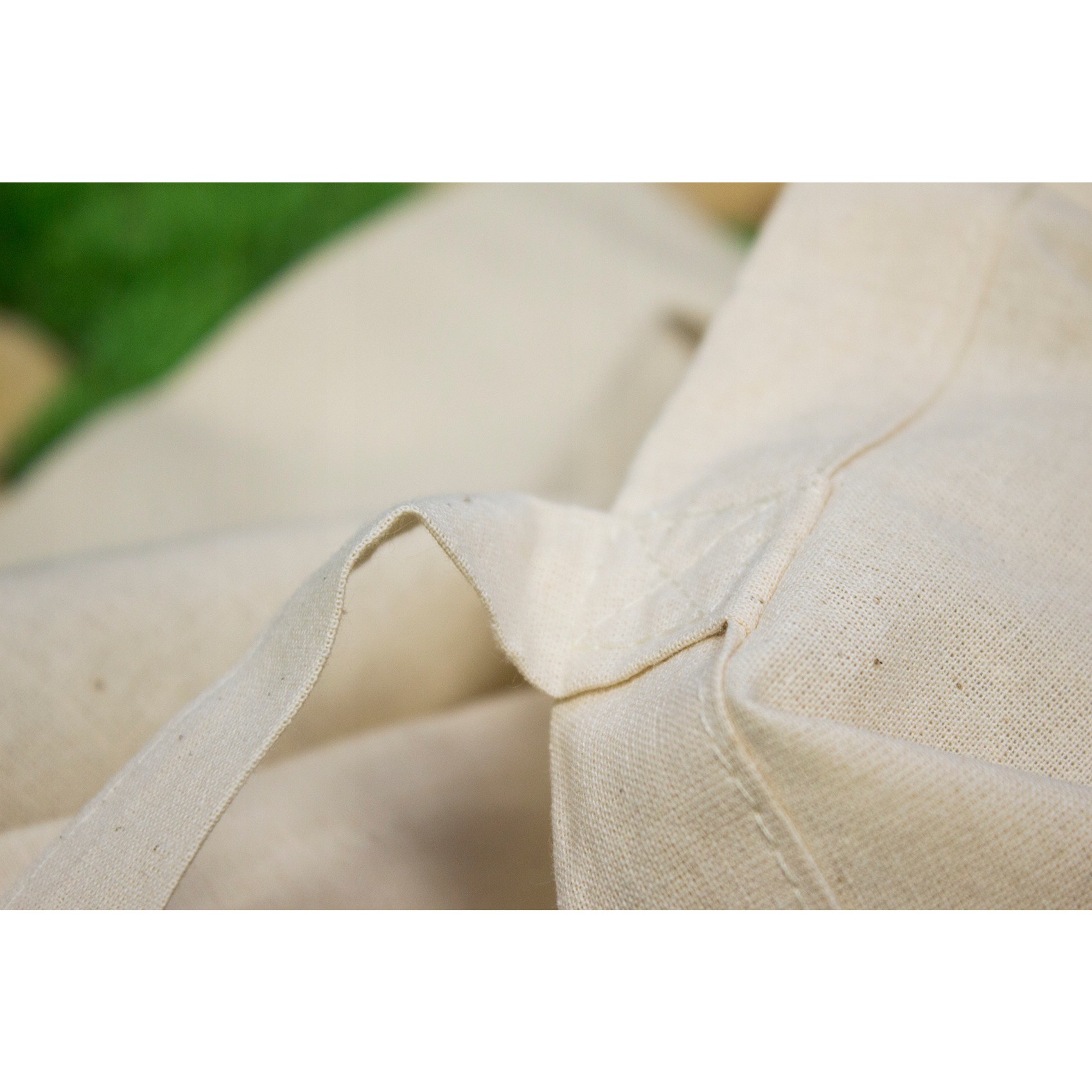 Geantă de bumbac pentru cumpărături ECO bej 38x42cm megamix.sk