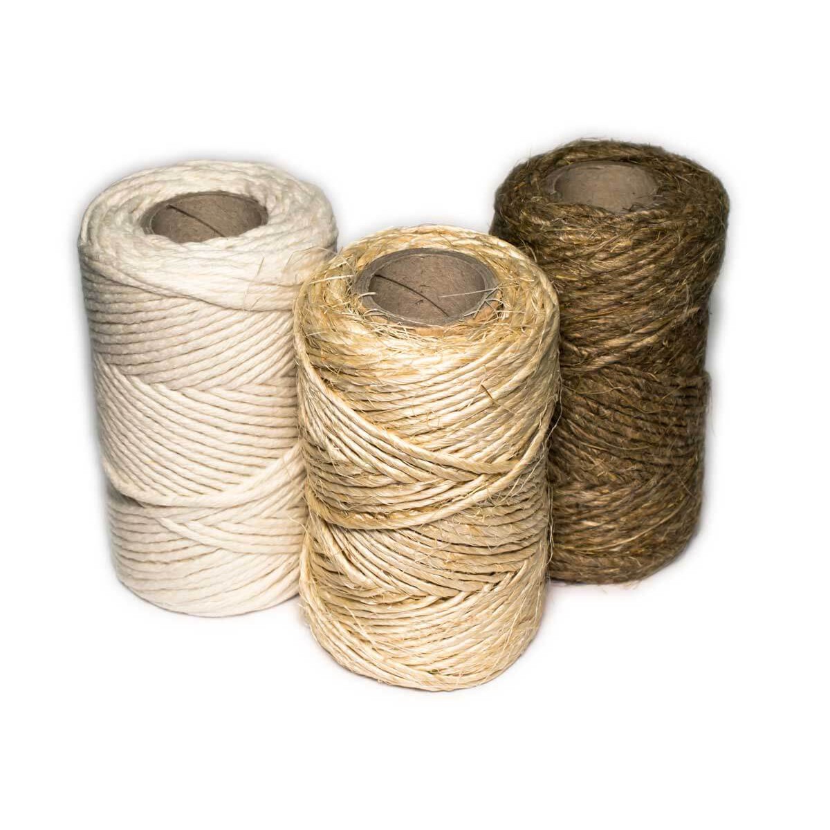 Snur alb 70m 2mm șnur din bumbac megamix.sk