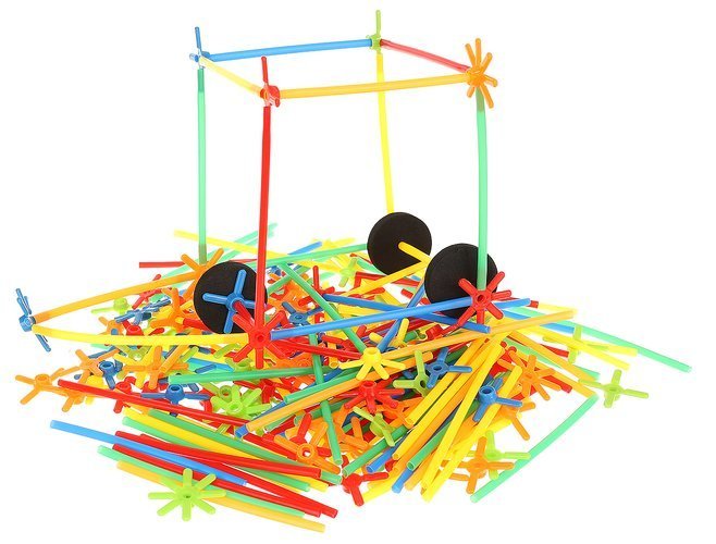 Blocuri - paie - set 238 buc