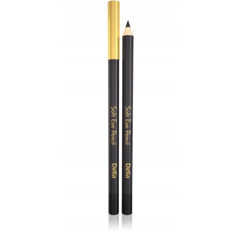 creion negru Delia Cosmetics Soft Eye Pencil megamix.sk