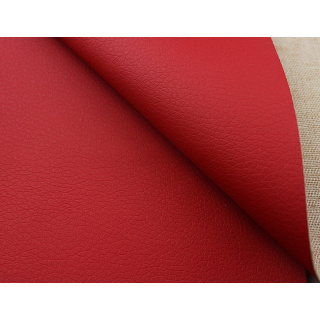 Ekokoža SOFT červená 140 cm 0,5 mb