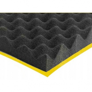 Spumă acustică fonoabsorbantă autocolantă 200x100cm 2cm