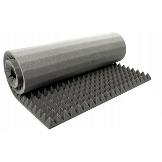 Spumă acustică antifonică PIRAMIDĂ 40mm 200x100cm fără adeziv ignifugă