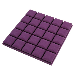 Panou acustic violet CUB 50x50 cm grosime 5cm