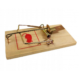 Drevená pasca na myši