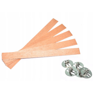 Drevené knôty s podstavcami 15cm 50ks