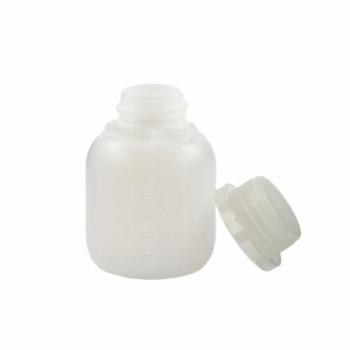 Sticlă 100ml HDPE și capac cu închidere incoloră