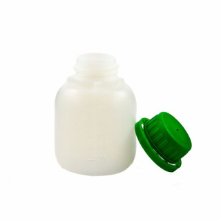 Sticla 100ml HDPE și capac verde