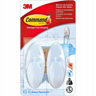 Háčiky stredné samolepiace do kúpeľne