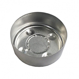 Hliníkové nádoby 37x15mm na čajové sviečky 10ks