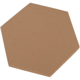 Panou acustic hexagon maro 50x50 cm grosime 5cm hexagon