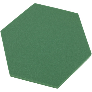 Panou acustic hexagon verde kiwi 50x50 cm grosime 5cm hexagon
