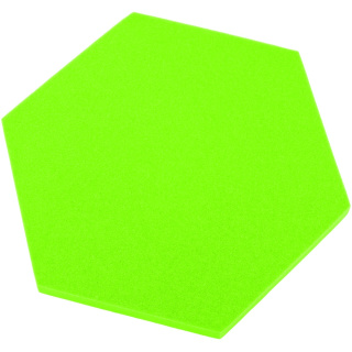Panou acustic hexagonal verde deschis 50x50 cm grosime 5cm hexagon