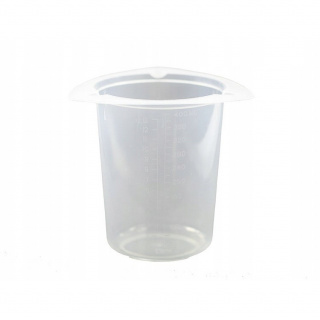 Tub de 400 ml cu trei căi PP 11 cm