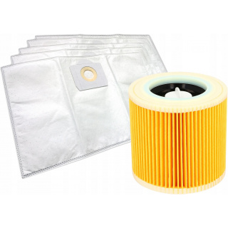 Kärcher syntetické vrecká do vysávača WD3 200 MV3 5ks + 1 filter