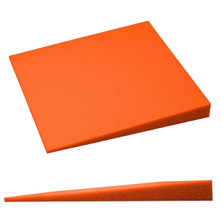 Akustic panou portocaliu KLIN tăiat 50x50 cm grosime 5cm