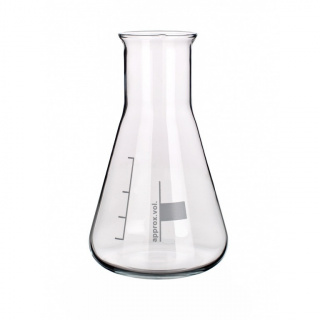 Sticlă conică 200ml cu gât larg