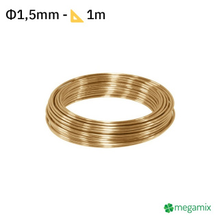 Sârmă de alamă Φ1,5mm 1m