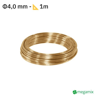 Sârmă de alamă Φ4,0 mm 1m