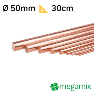 Bară de cupru Φ50mm 30cm