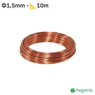 Sârmă cuprată Φ1,5mm 10m