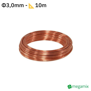 Sârmă cuprată Φ3,0mm 10m