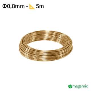 Sârmă de alamă Φ0,8mm 5m