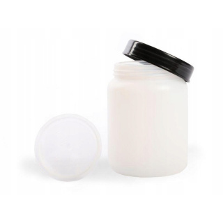 Recipient HDPE 250 ml cu capac și închidere cu șurub