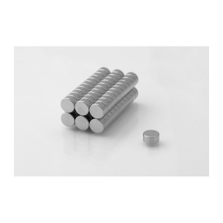 Neodymový magnet 10ks valcový MW 8x4 N38