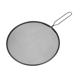 Ochranné sitko proti prskaniu tuku 25cm čierne