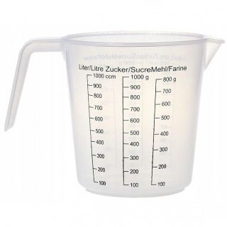 Odmerný džbán kuchynský 1L 13cm