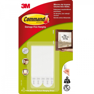 Pásiky na pripevnenie obrazu na stenu do 5,4kg 50x19mm