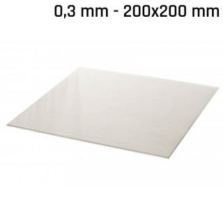 Plech alpaka (nové striebro) 200x200x0,3mm