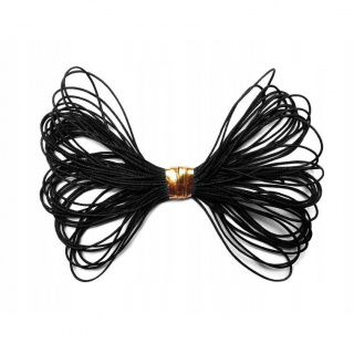 Pletená šnúra 5m 0.4mm čierna nylon