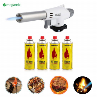 Plynový horák a 4 kartuše