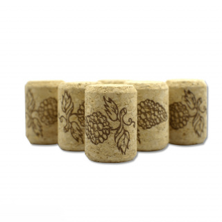 Plută naturală aglomerată 22x33mm 50 bucăți