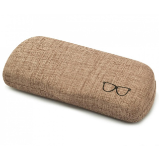 Puzdro na okuliare ET-104A svetlohnedé