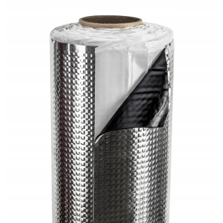 Covoraș autodisciplinant din aluminiu butil 2mm 200x50cm