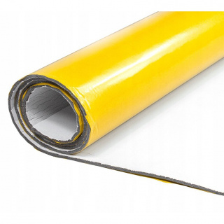 Spumă autoadezivă 5mm 25x100cm folie albă pentru izolarea fonică LT5