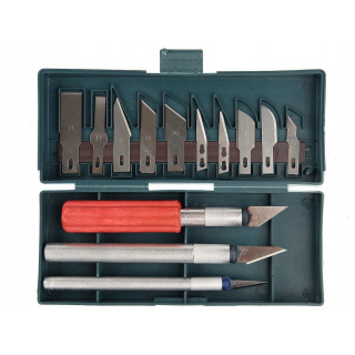 Skalpel modelárske nože sada 13ks čepelí