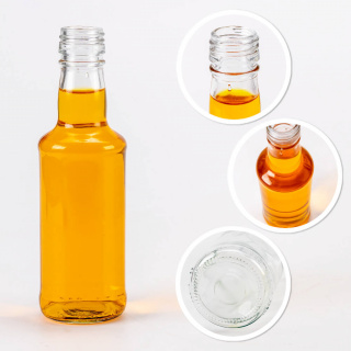 Sklenená fľaša 200ml 17cm MONOPOL