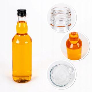 Sklenená fľaša 500ml 24cm MONOPOL