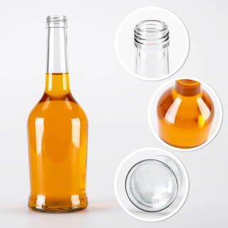 Sklenená fľaša 500ml 24cm NAPOLEON