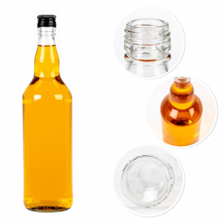 Sklenená fľaša 700ml 28cm MONOPOL