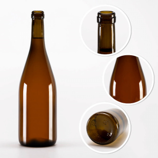 Sklenená fľaša 750ml 29cm BURGUNDY