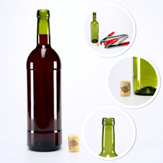 Sticlă de vin 750ml măslinie