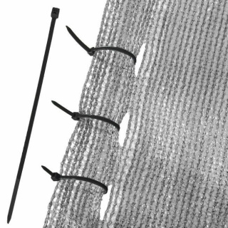 Sťahovacie pásky sk 2,5mm 20cm 100ks čierne